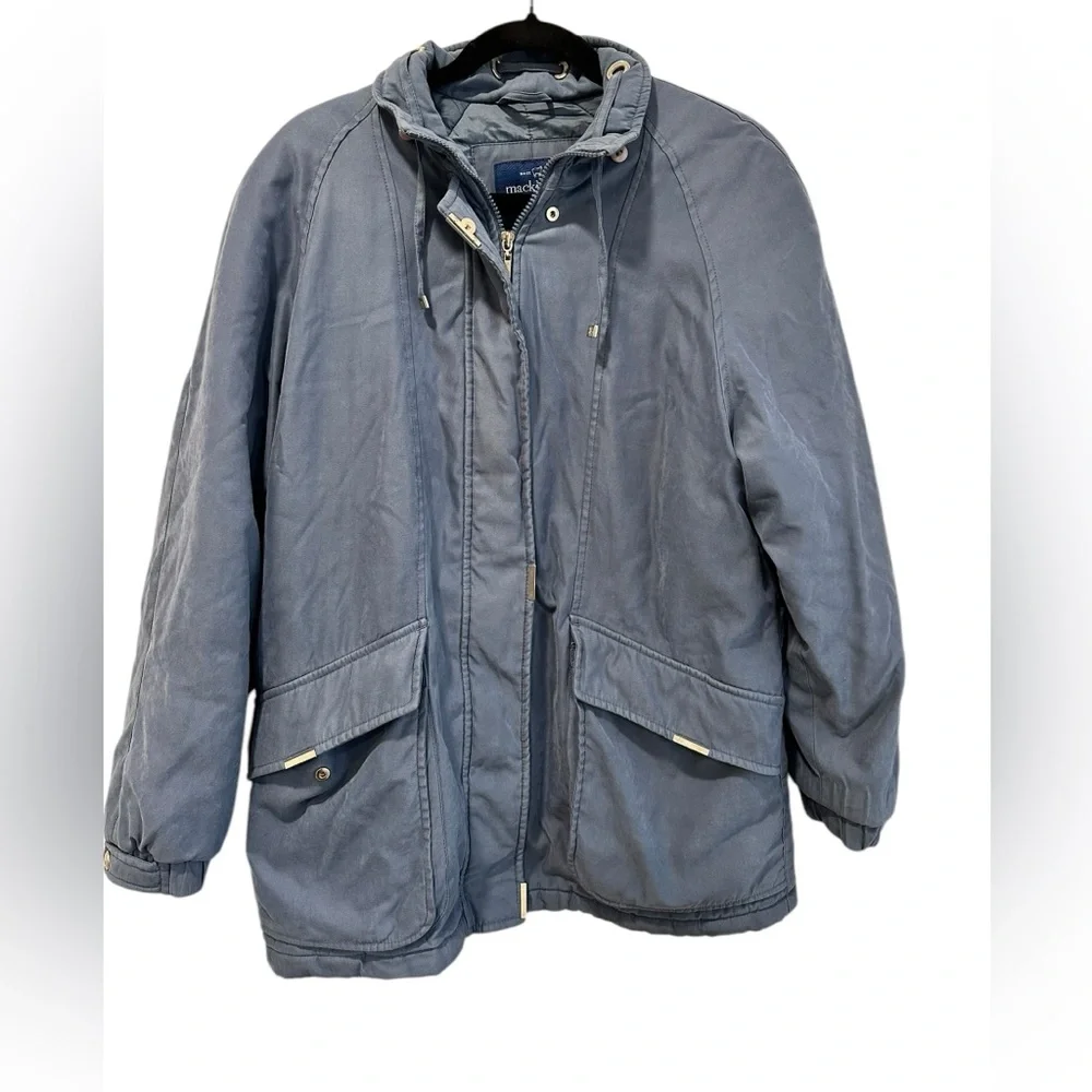Mackintosh New England winter jacket/coat‎ men's Medium, light slate blue color
